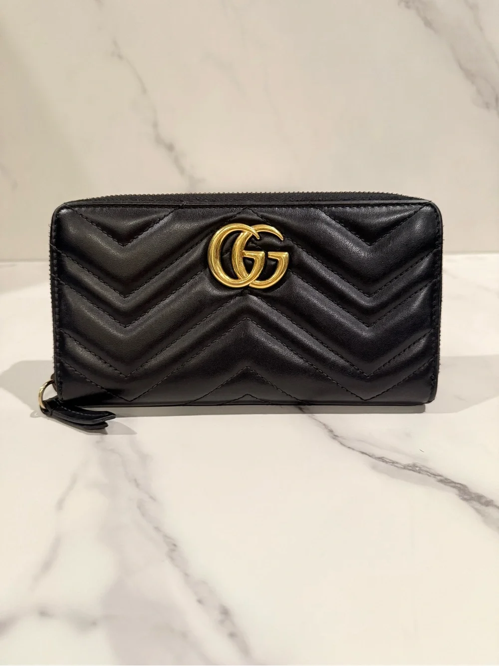 Gucci Marmont Zip Around Wallet